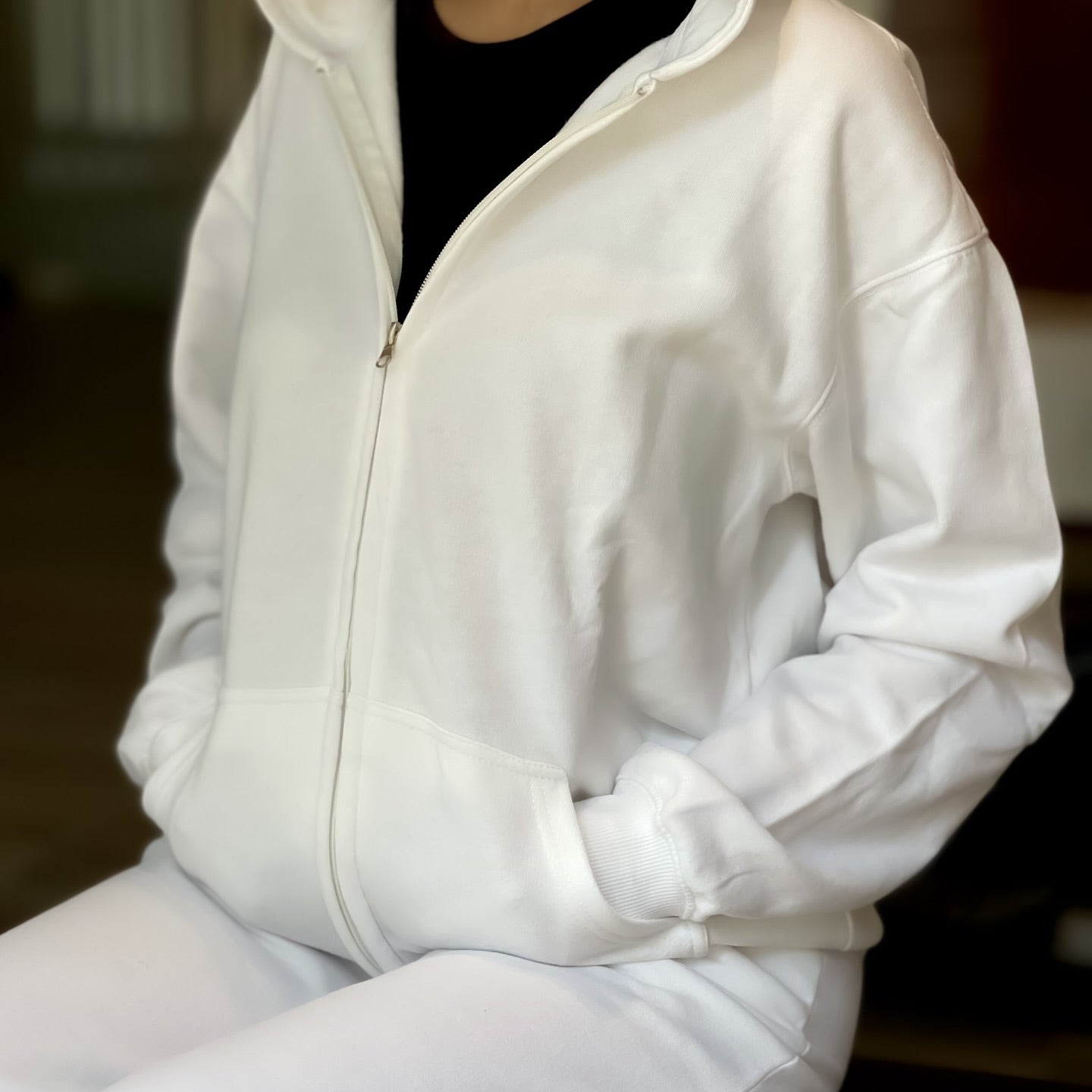 Zamaanah Exclusive White Tracksuit