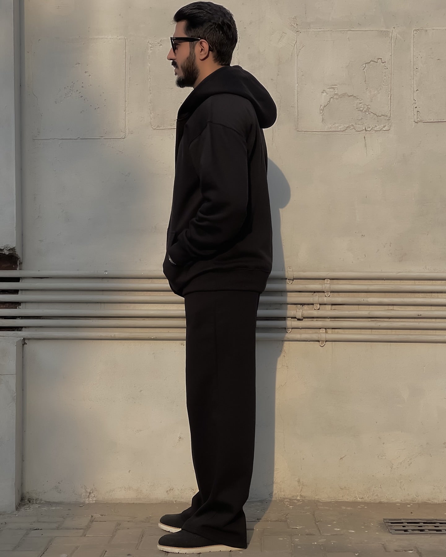 Black Wide Leg Trouser