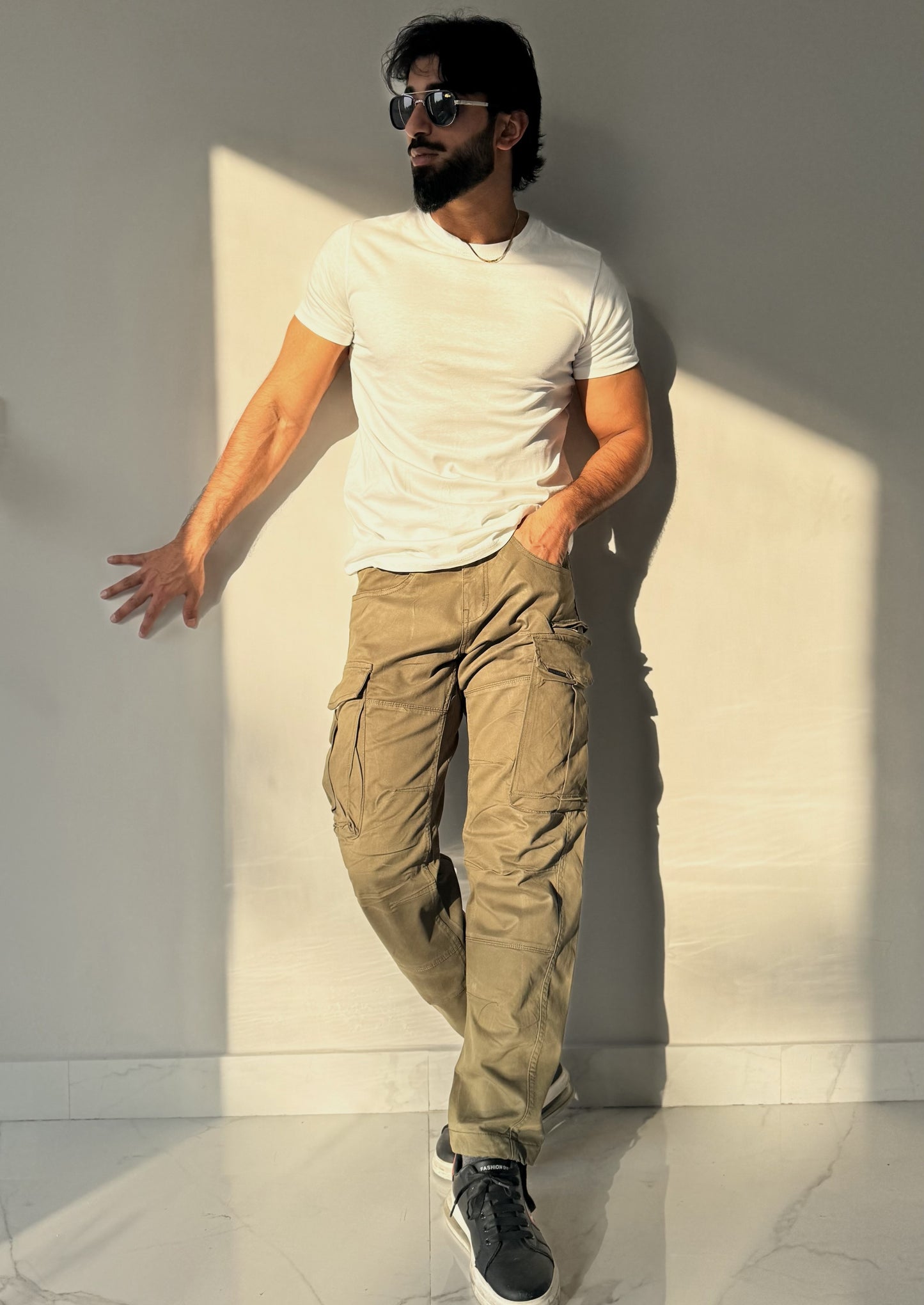 PLAIN FIT WHITE T-SHIRT