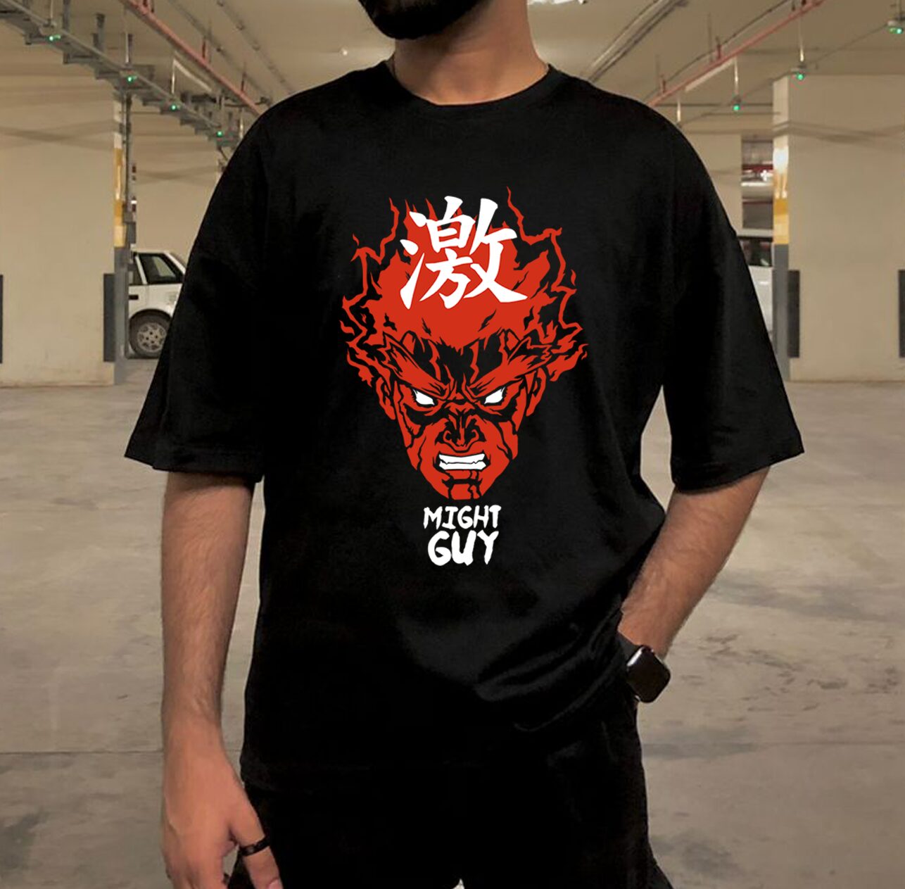 Might Guy Black Classic T-shirt