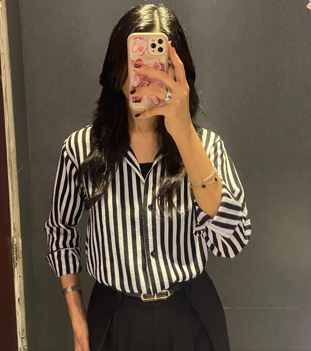 Striped Button Down Shirt