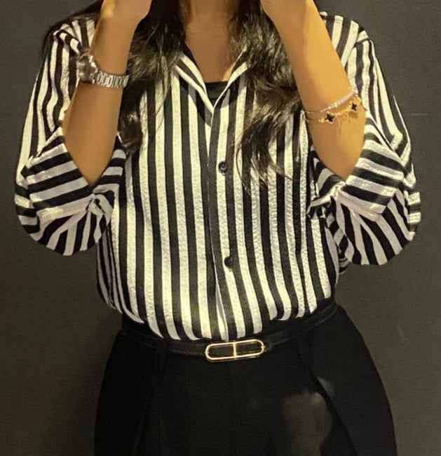 Striped Button Down Shirt