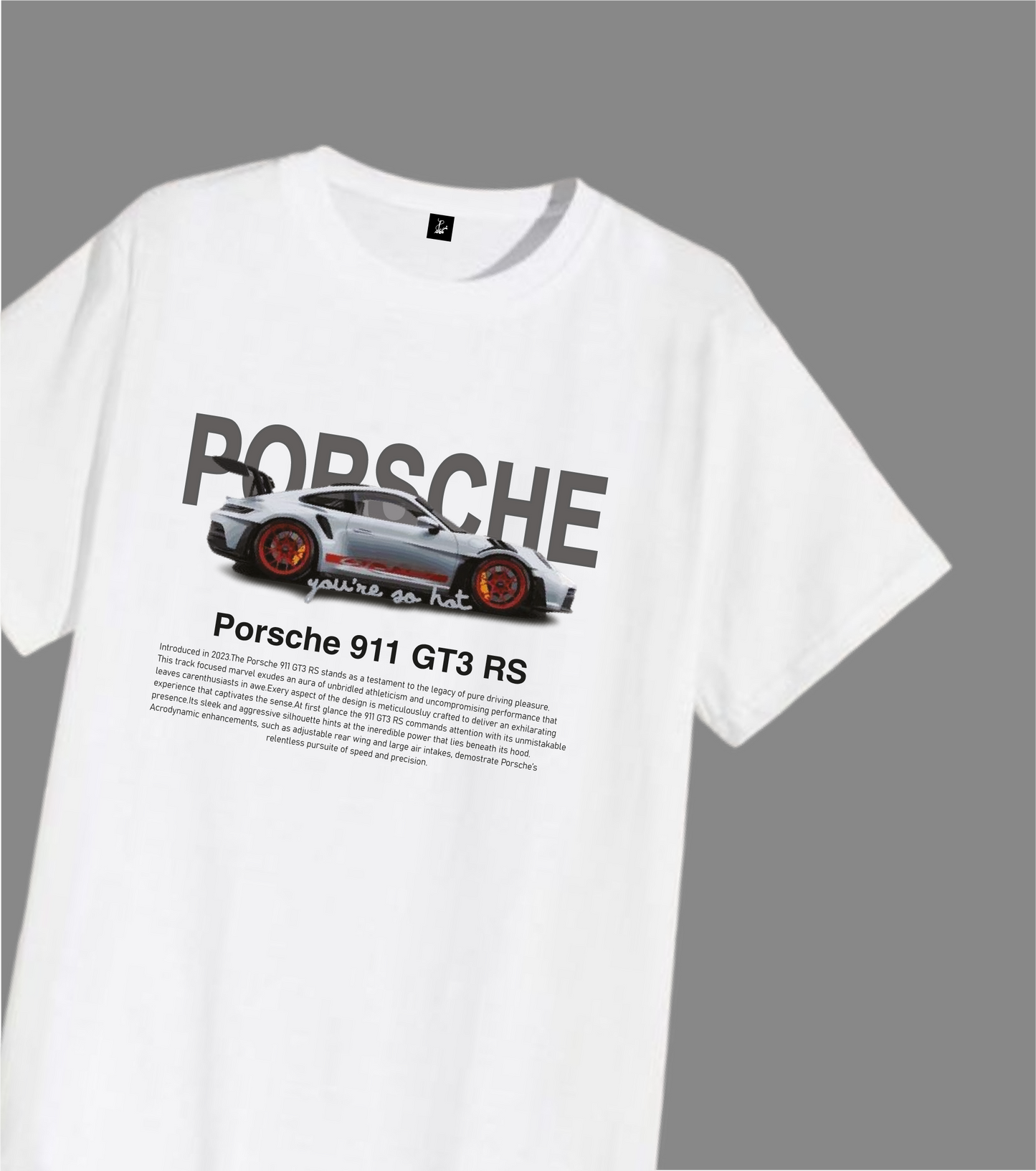 PORCHE OVERSIZED TEE
