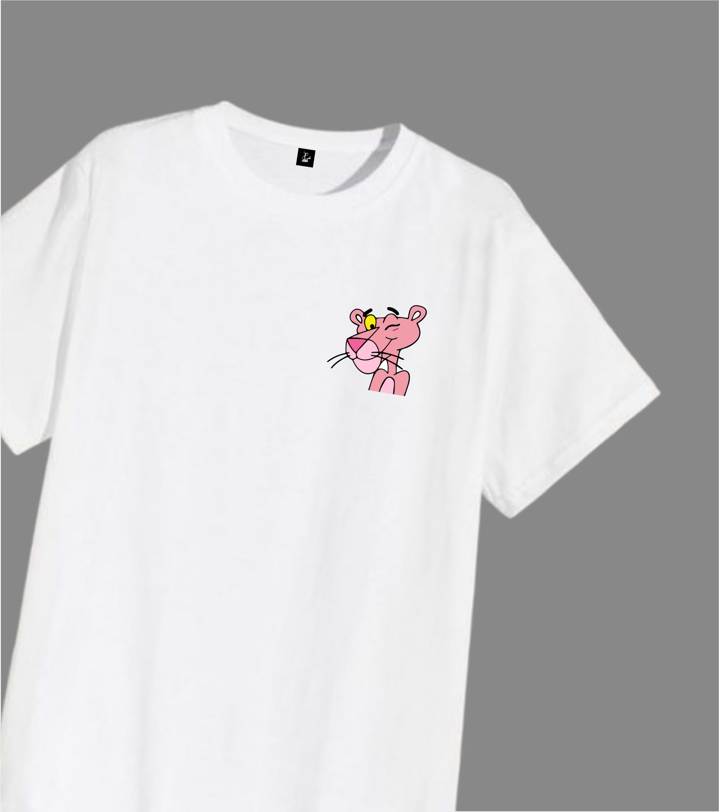 PINK PANTHER OVERSIZED WHITE TEE