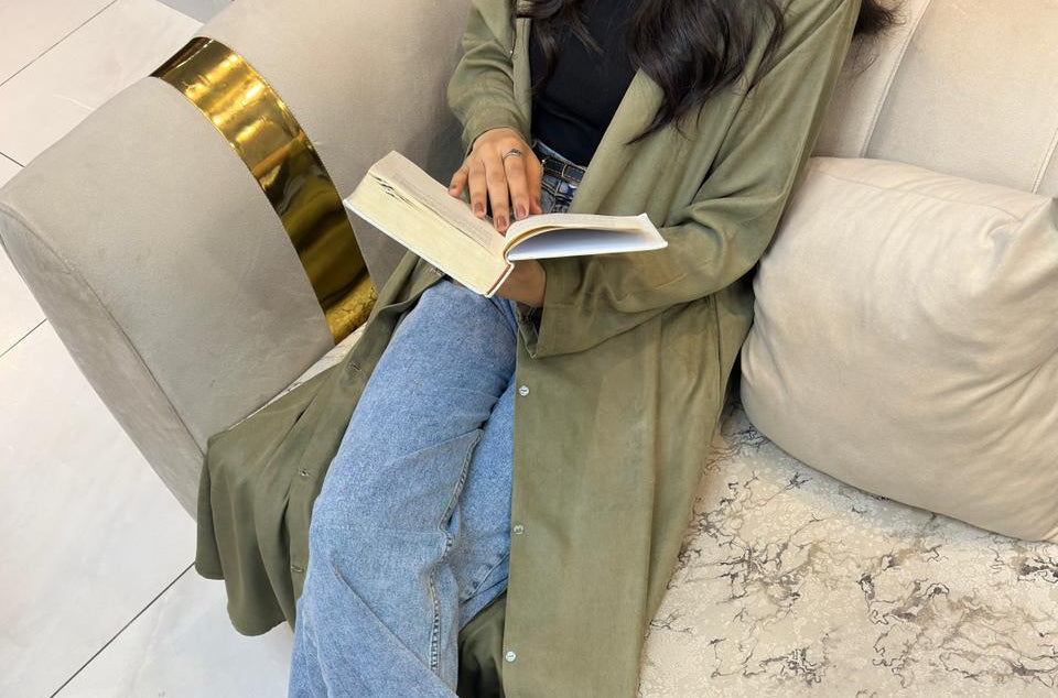 Olive Trench Shacket