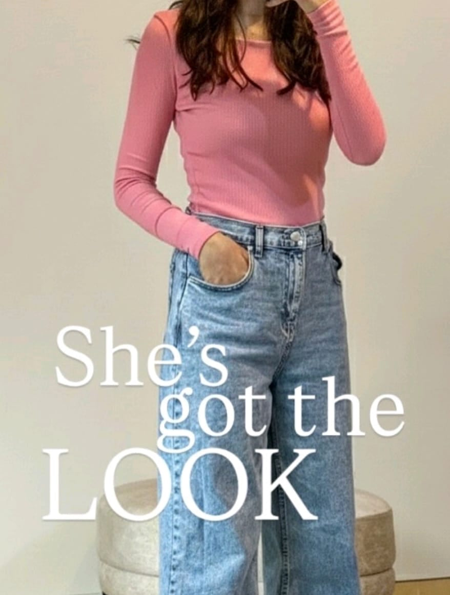 Pink Ribbed Full Sleeve Shirt