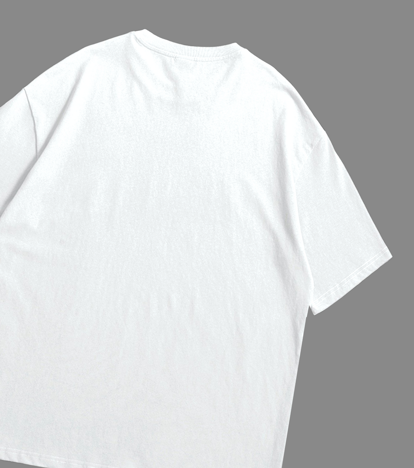 PLAIN FIT WHITE T-SHIRT