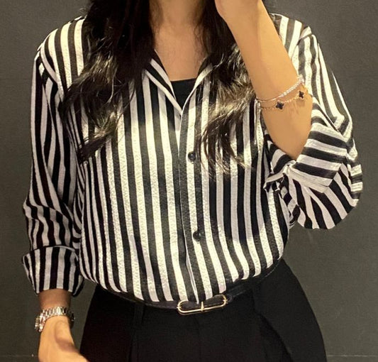 Striped Button Down Shirt