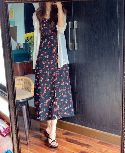 Cherry Red Long Dress