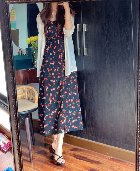 Cherry Red Long Dress
