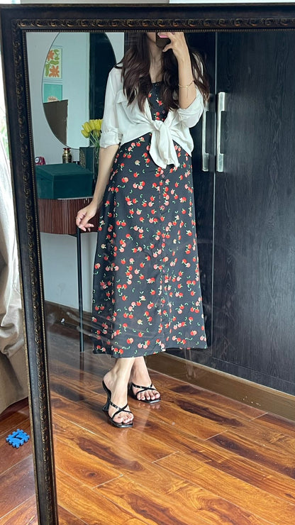 Cherry Red Long Dress