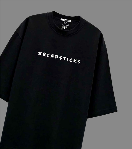 Breadsticks Black Slim Fit Tee