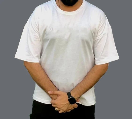 Plain Fit Oversized Tee — White
